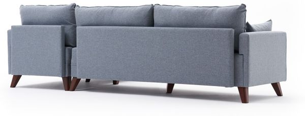 Ecksofa, 'Bella', 85 x 165 x 275, Blau Bild 7