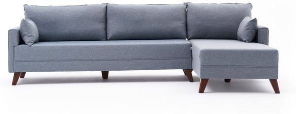 Ecksofa, 'Bella', 85 x 165 x 275, Blau Bild 5