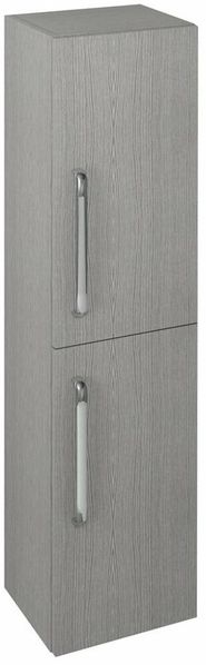 THEIA Hochschrank 35 x 140 x 30 cm, links/rechts, Silbereiche