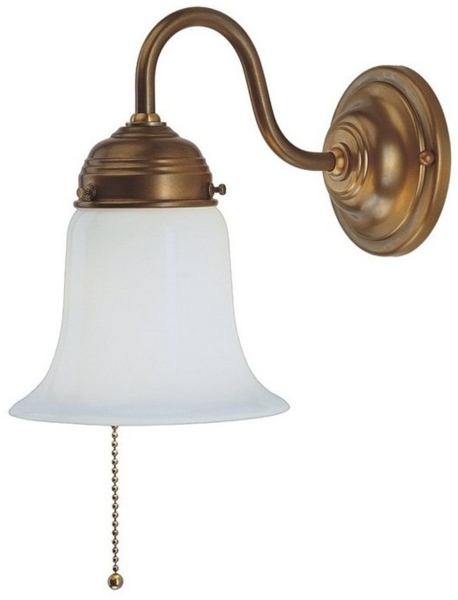 Wandleuchte A8-01op Berliner Messing