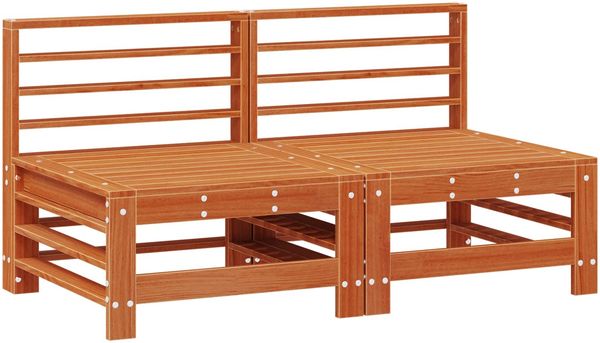 vidaXL Garten-Lounge-Set 7 pcs Wachsbraun Massives Kiefernholz 3418106 Bild 7