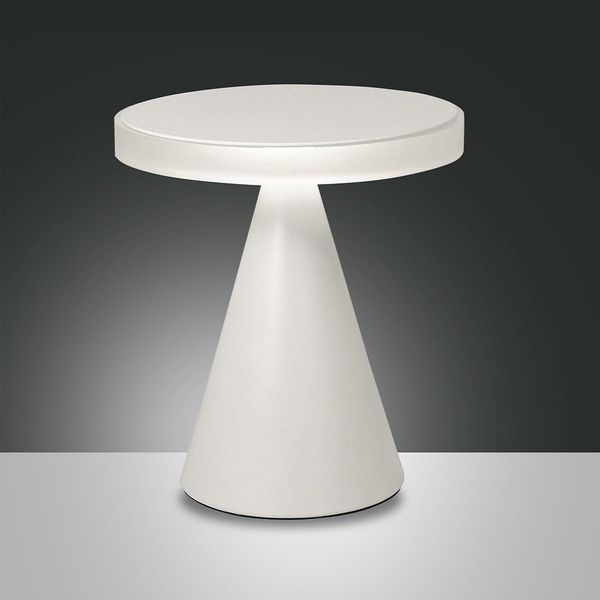 FABAS LUCE No. 3386-35-102 LED Tischleuchte Neutra weiss mit Touchdimmer 27 cm