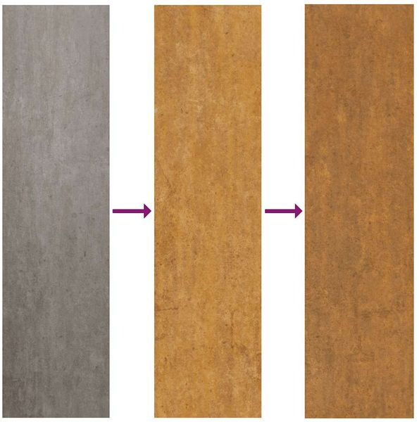 vidaXL Gartentor 100x175 cm Verwitterungsstahl Flammendesign 4100997 Bild 9