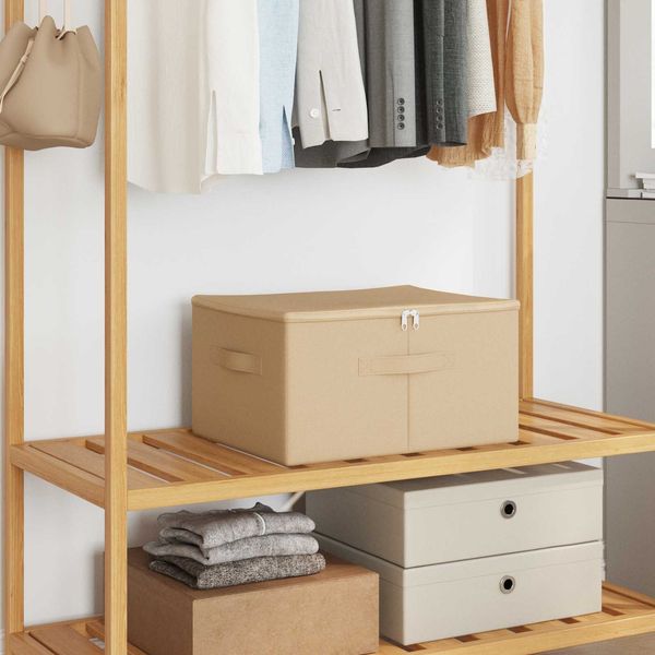 vidaXL Aufbewahrungsbox 6 pcs Creme 43 x 34 x 23 cm Vliesstoff 42024601