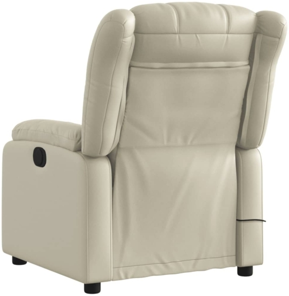 vidaXL Massagesessel Elektrisch Creme Kunstleder 3205258 Bild 7