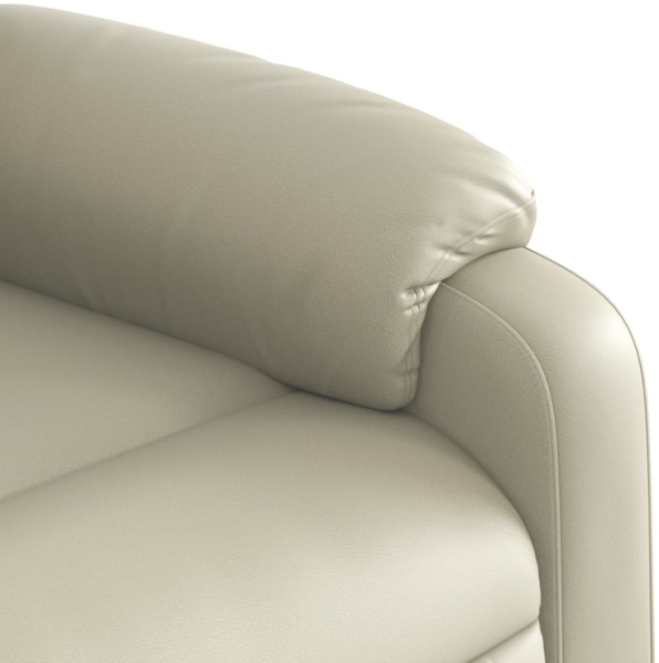 vidaXL Massagesessel Elektrisch Creme Kunstleder 3205258 Bild 10
