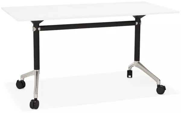 Kokoon Design Schreibtisch Helpe Holz Weiß 140 cm