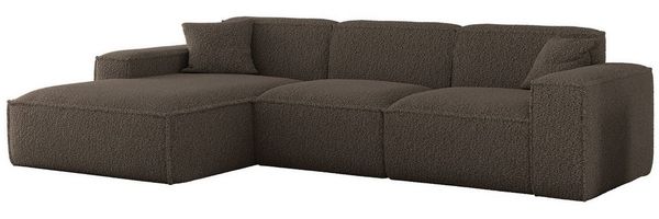 Ecksofa Designersofa CELES PREMIUM in Stoff Sven Braun Ottomane Links