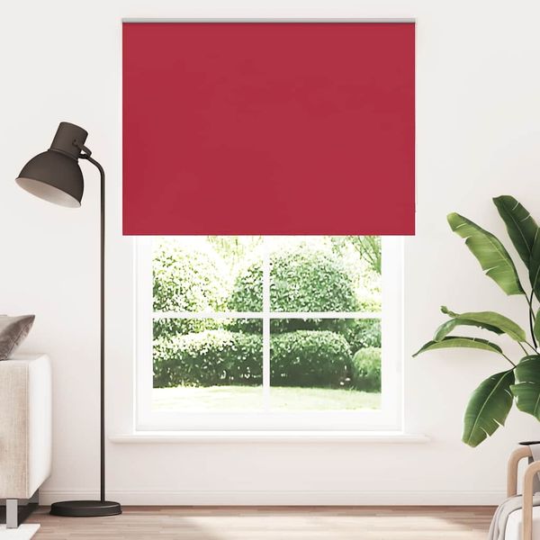 vidaXL Verdunkelungsrollo Rot 165x210cm Stoffbreite 161,6cm Polyester 4011843