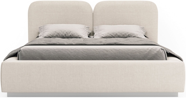 Selsey 'Comoves' Polsterbett 140x200 mit Chenillebezug, Creme Bild 5