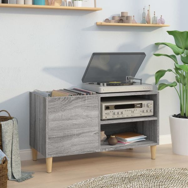 vidaXL Plattenschrank Grau Sonoma 84,5x38x48 cm Holzwerkstoff 831947