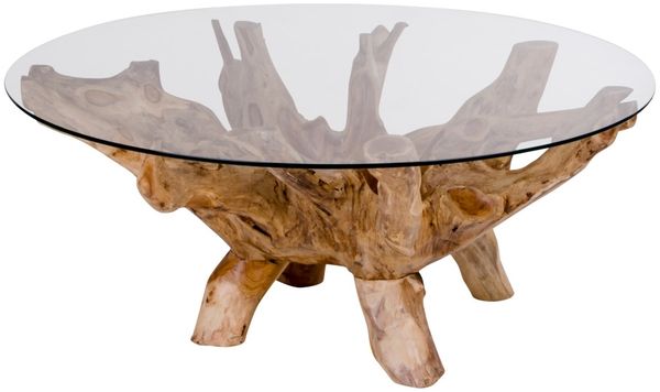 Couchtisch >Amazon< in Natur, Teak - 110x50x110cm (BxHxT)