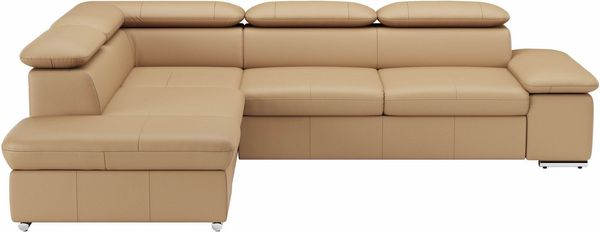 sit&more Ecksofa Valentine L-Form, B: 272 cm, mit Arm- & Kopfteilverstellung, optional mit Bettfunktion