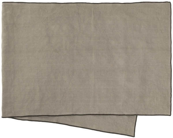 ASA SELECTION Tischläufer TEXTIL, Taupe, B 50 cm, L 135 cm, Leinen, waschbar