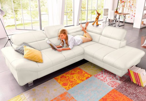 COTTA Ecksofa Driver L-Form, B: 265 cm, Kopfteilverstellung, optional Bettfunktion & Bettkasten