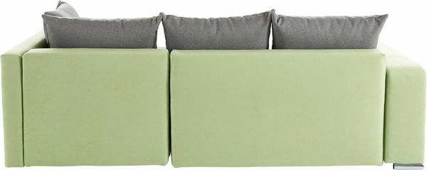 COLLECTION AB Ecksofa John L-Form, mit Bettfunktion, Bettkasten und integriertem Regal Bild 4