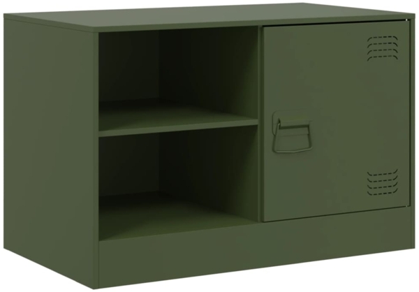 vidaXL TV-Schrank Olivgrün 67x39x44 cm Stahl 841699