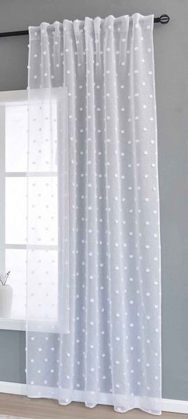 Gardinenbox Gardine (1 St), Multifunktionsband, transparent, Polyester
