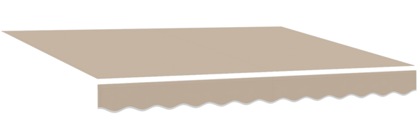 vidaXL Einziehbare Markise Beige 300 x 250 cm Stoff und Aluminium 3330057