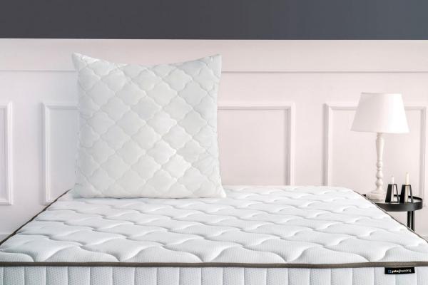 Yatas Bedding Naturhaarkissen Superwashed Wolle, Kopfkissen 40x80, 80x80 cm, Bauchschläfer, Rückenschläfer, Seitenschläfer, allergiker geeignet (Hausstauballergiker)