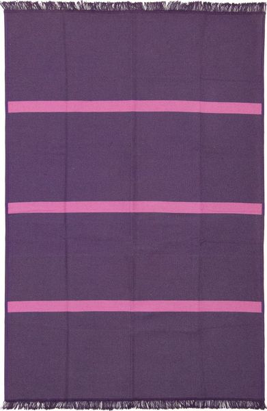 Kelim Teppich - Trendy »Veria« 215 x 140 cm - lila