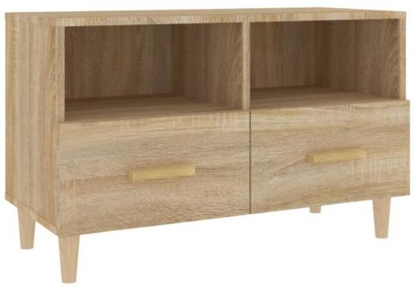 TV-Schrank Sonoma-Eiche 80 x 36 x 50 cm Holzwerkstoff [812585]