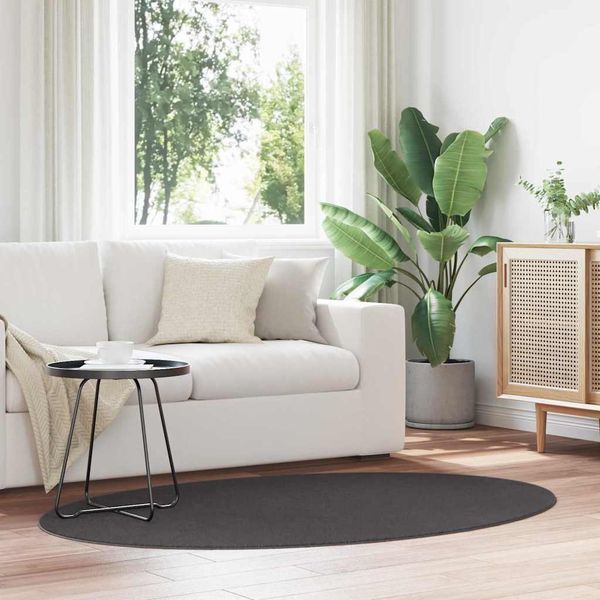 vidaXL Bereichsteppiche HUARTE Anthrazit 100 x 200 cm 100 %Polyester 4103608