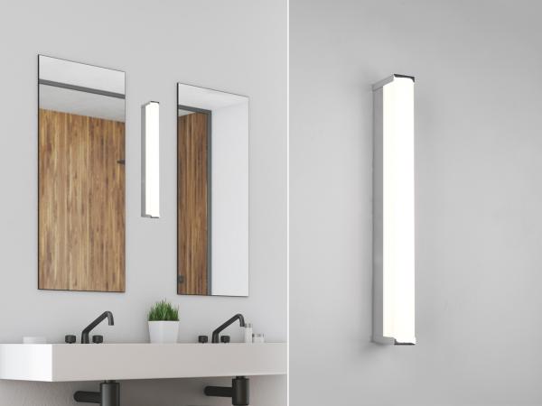 LED Badezimmer Wandleuchte FABIO in Chrom 42,5cm - Spiegelleuchte