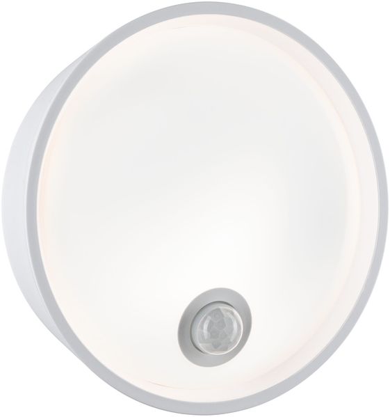 Paulmann 94699 LED Außenwandleuchte Platomo Bewegungsmelder weiß IP44