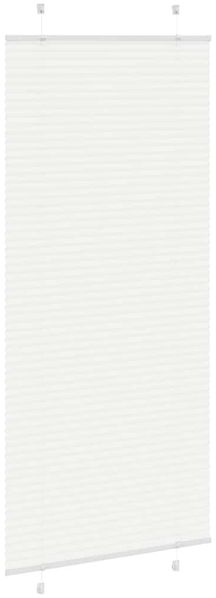vidaXL Plissee Weiß 95x200 cm Stoffbreite 94,4 cm Polyester 4015516 Bild 4