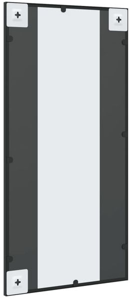 vidaXL Wandspiegel, Metall schwarz, 40x80 cm Bild 5
