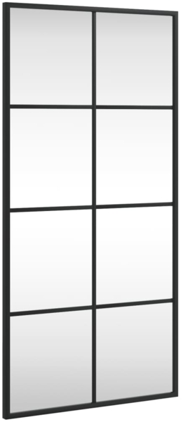 vidaXL Wandspiegel, Metall schwarz, 40x80 cm