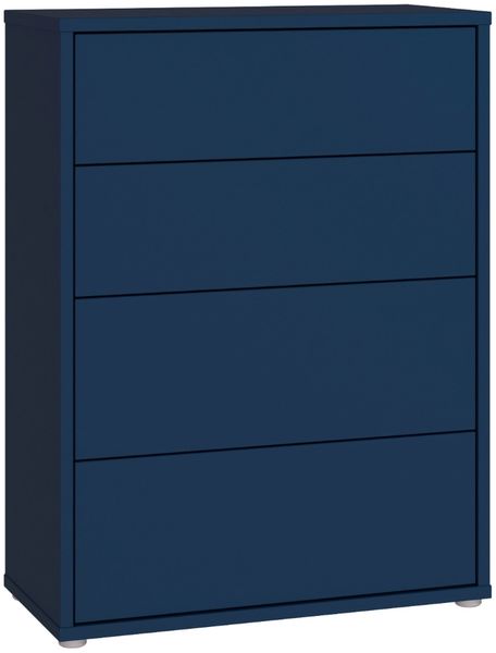 Schubkastenkommode >ALICE SPRINGS< in Nachtblau - 74,5x99,1x34,9cm (BxHxT) Bild 4