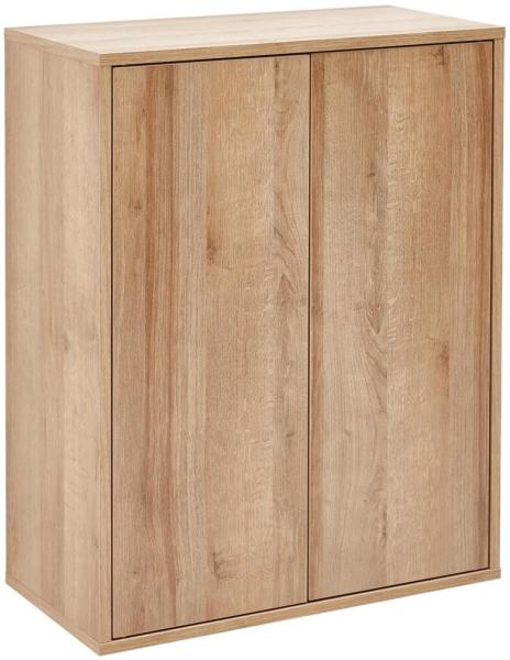 Fackelmann FINN Doppel Midischrank 60 cm, Braun hell