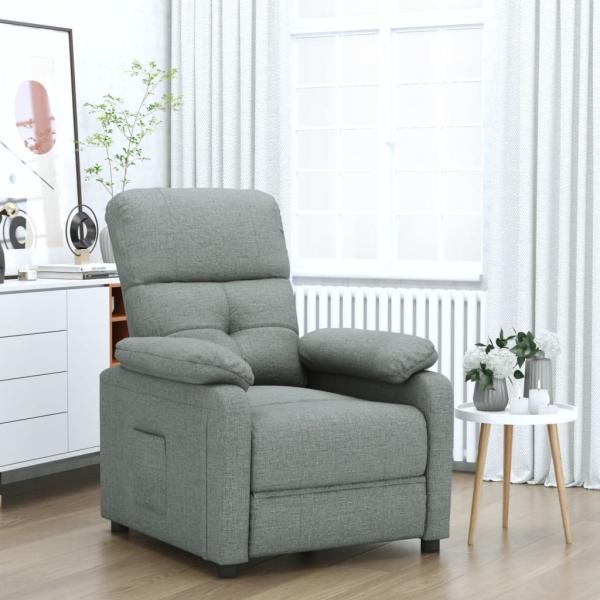 vidaXL Relaxsessel Dunkelgrau Stoff 348276