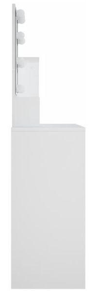 vidaXL Schminktisch mit LED Weiß 86,5x35x136 cm 808810 Bild 6