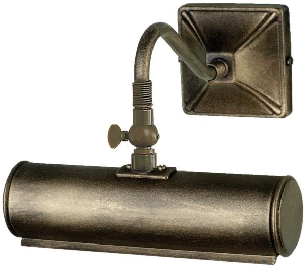 Wandleuchte, Bilderlampe, Stahl, Schwarzes Gold, B 19 cm