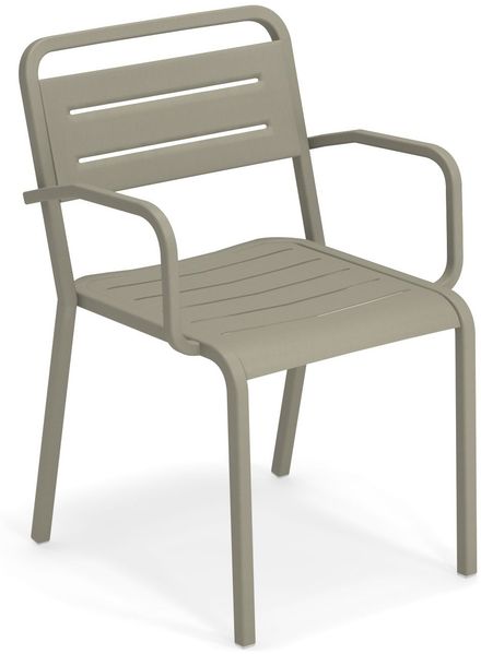 4er Set Urban Gartenstuhl grau