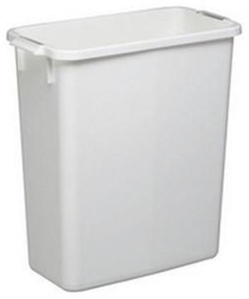 Durable Deckel DURABIN LID 60, rechteckig, weiß passend für Abfallbehälter DURABIN 60, mit Griffen für leichtes Abnehmen, Farbe lebensmittelecht (1800497010)