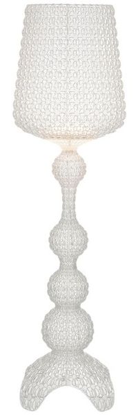 Große Outdoorlampe Kabuki Höhe 166 cm glasklar
