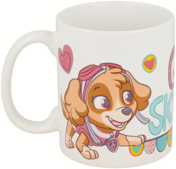 Paw Patrol Tasse Skye 325ml Kindertasse im Geschenkset – Mädchen Fanartikel