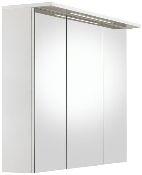 Schildmeyer Spiegelschrank, Melaminharzbeschichtete Spanplatte, weiß, 100. 5 x 16 x 72. 5 cm