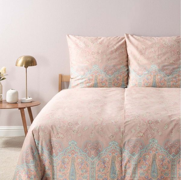 Bassetti Bettwäsche IND ROSES, Satin, 3 teilig, aus satinierter Baumwolle