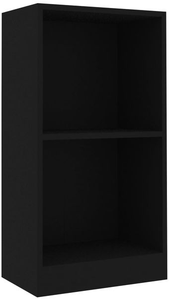 vidaXL Bücherregal Schwarz 40x24x75 cm Holzwerkstoff 800820 Bild 2