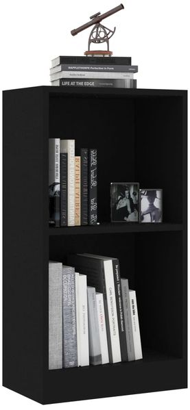 vidaXL Bücherregal Schwarz 40x24x75 cm Holzwerkstoff 800820 Bild 5