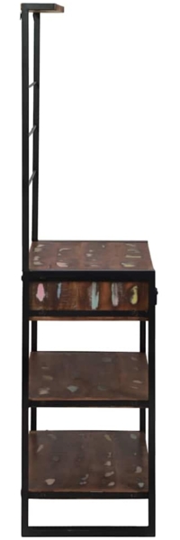 vidaXL Küchenregal Mehrfarbig 80 x 40 x 160 cm Massivholz Altholz 4015990 Bild 5