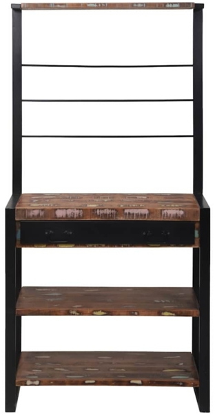 vidaXL Küchenregal Mehrfarbig 80 x 40 x 160 cm Massivholz Altholz 4015990 Bild 4