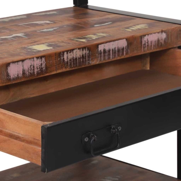 vidaXL Küchenregal Mehrfarbig 80 x 40 x 160 cm Massivholz Altholz 4015990 Bild 8