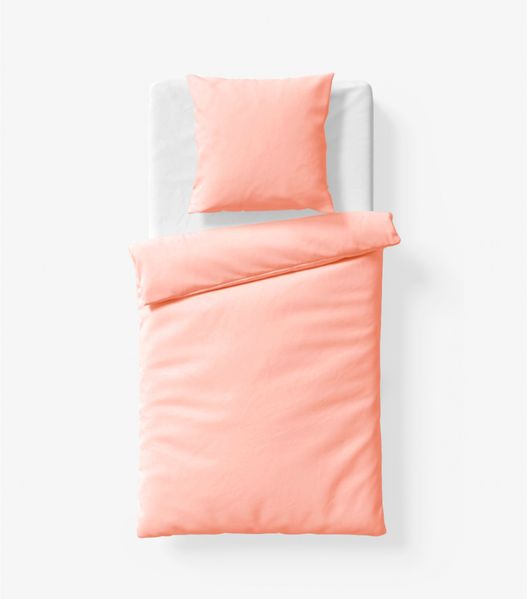 Fleuresse Black Premium Tencel Uni Bettwäsche, apricot