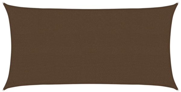 vidaXL Sonnensegel 160 g/m² Braun 2,5x4,5 m HDPE 311785